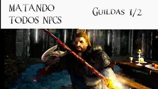 Skyrim-Matando todos Npcs Guildas 1/2