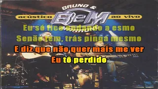 Bruno e Marrone - Credo Em Cruz Ave Maria | Karaokê (Versão Ao Vivo)