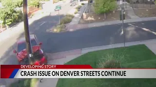 Crash issues continue on 13th Avenue in Denver