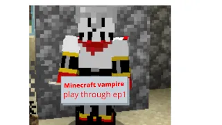 Minecraft vampirism mod part #1