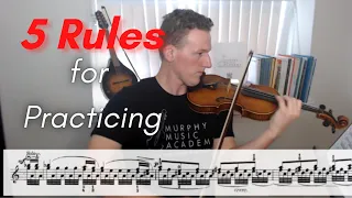 5 Rules for Successful Violin Practicing