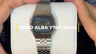 Vintage Seiko ALBA Y749-5010A watch - Let’s have a look around!