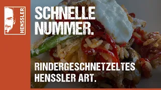 Schnelles Rindergeschnetzeltes-Rezept Henssler Art von Steffen Henssler