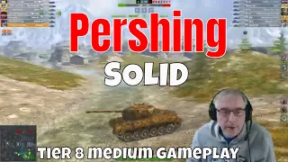 Epic Tank Battles: The Pershing In Action #wotb #wotblitz