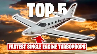 Top 5 Fastest Single Engine Turboprop Aircraft 2022 (Pilatus PC12 NGX, Piper M600)