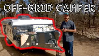 POP UP CAMPER MODS YOU MUST SEE!! Solar & Lithium - Rockwood 2280bhesp