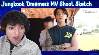 BTS Episode Jungkook's Dreamers MV Shoot Sketch - Reaction