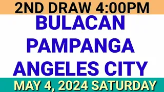 STL - BULACAN,PAMPANGA,ANGELES CITY May 4, 2024 2ND DRAW RESULT