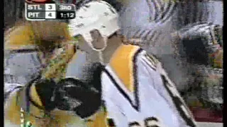 Alex Kovalev awesome pass to Mario Lemieux against Blues (2001)