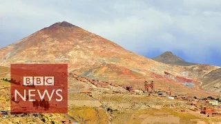 'The mountain that eats men' in Bolivia - BBC News