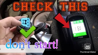 03-07 Honda Accord no start fix repair cranks but doesn't turn over ,fuel pump ok, how to use relay