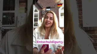 Немецкое слово Entschuldigung- как извиниться на немецком- уроки немецкого с нуля Фрау Анжелика