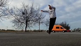 Heelpress to fakie - Rollerblading tutorial