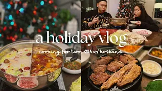 Cooking for Two | Q&A w/ husband, what I eat in a day, holiday dinners / ep.10