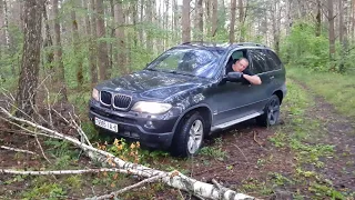 Бывает и такое в лесу с bmw x5 e53