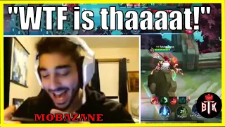 Mobazane yelling after gets trolled by his teammate