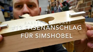 Fase Hobeln mit dem Simshobel #13