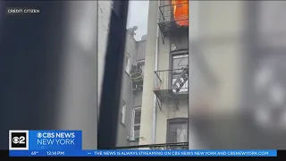 Firefighters rescue man from burning apartment in Brooklyn