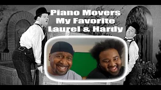 Laurel and Hardy Piano Movers Reaction