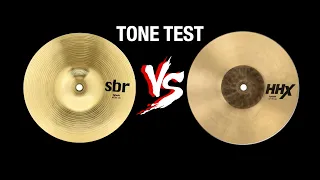 Cheap vs Expensive Cymbal | Quick Tone Test | Sabian: SBR vs HHX Splashes