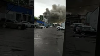 Пожар в Москве 19.06.2017