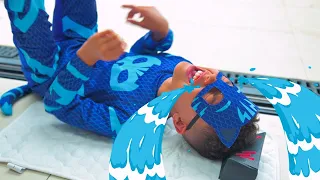 PJ Masks in Real Life 🍼 Catboy Is Turned Into A Baby! 🍼 PJ Masks Babies |  PJ Masks Official