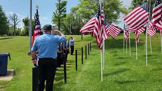 21 gun salute and Taps for Memorial Day 2024.