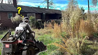 I Thought I Was Mowing An ABANDONED HOME (I Was WRONG!)