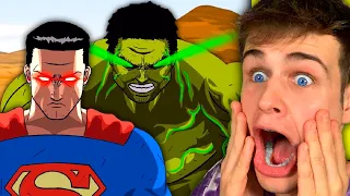 Bitva SUPERMAN vs HULK....