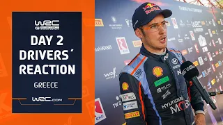 Day 2 Drivers' Reaction | WRC EKO Acropolis Rally Greece 2023