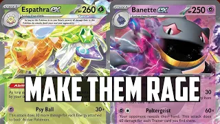 THE MOST ANNOYING DECK! Espathra ex with Banette ex - (Pokemon TCG Deck List + Matches)
