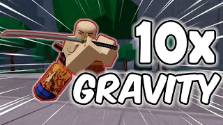 EVERY ATTACK with 10x GRAVITY | The Strongest Battleground