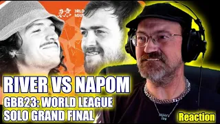 River vs Napom - Grand Beatbox Battle 2023: World League - Solo Grand Final - Reaction