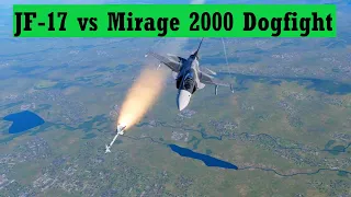 JF-17 Thunder vs Mirage 2000 WVR - Dogfight in DCS