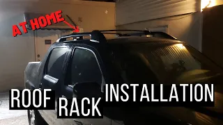 How to install a Honda Ridgeline roof rack - first gen ridgeline - installed at home.