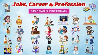 Jobs And Occupations For Kids - Learn English Vocabulary About Professions - List Of Jobs Name