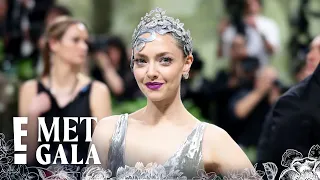 Amanda Seyfried GLOWS With Platinum Hair and a Bold Lip | 2024 Met Gala