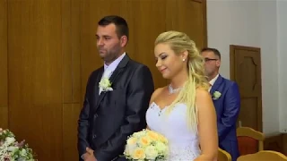 Vica és Alex polgári esküvője Marcaliban 2019.06.15.