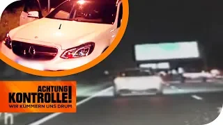 3 Monate Fahrverbot! Mercedes-Raser schießt über die Autobahn! | Achtung Kontrolle | kabel eins