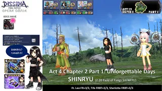 DFFOO GL | Act 4 Chapter 2 Part 1 SHINRYU | Leo and Lotta