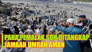 AKHIRNYA PEMALAK UANG 5 JT JAMAAH UMRAH DITANGKAP POLISI DIJABAL RAHMAH ARAFAH