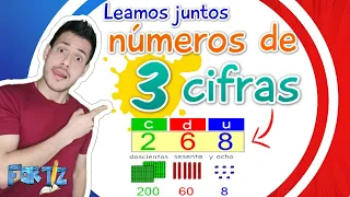 ¿Cómo leer números de tres cifras? |Explicación súper fácil para niños