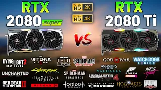 20 Games on RTX 2080 SUPER vs. RTX 2080 Ti in 2023 - 1440p & 4K