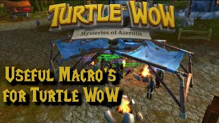 Useful Turtle WoW Macro's
