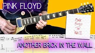 Another brick in the wall - Pink Floyd - Guitar Lesson With TAB & Score 🎸