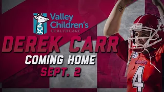 Fresno State Football: Derek Carr - Jersey Retirement (Sept. 2, 2017)