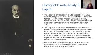 Private Equity and Venture Capital 101