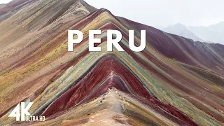 Flying Over Peru 4k Scenic Relaxing Film