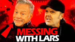 JAMES HETFIELD MESSING WITH LARS ULRICH FOR MISSING A SHOW LIVE (2023) #METALLICA