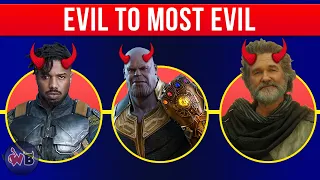 Marvel Cinematic Universe Villains: Evil to Most Evil